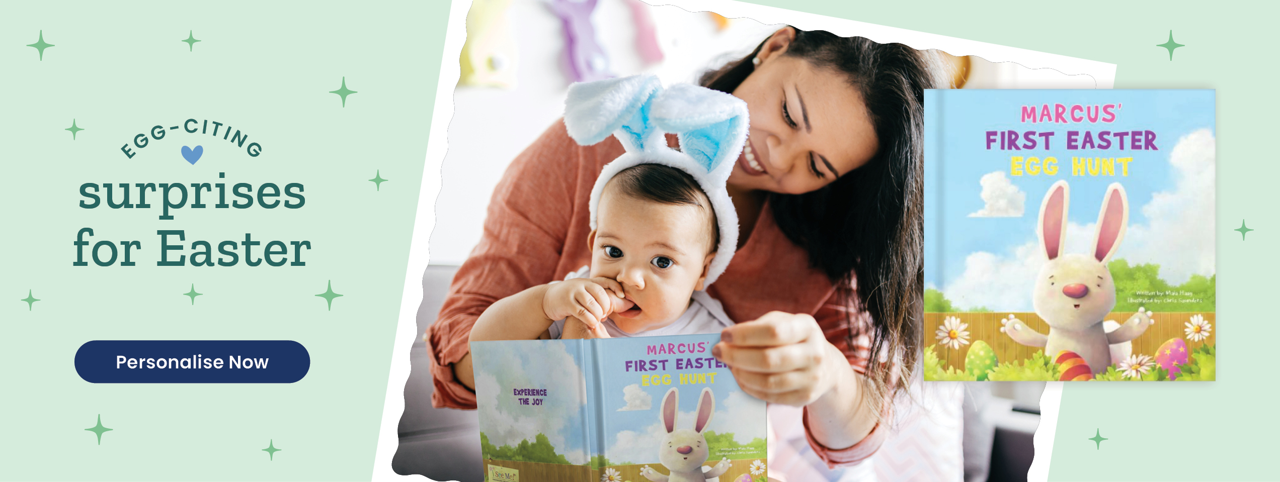 My First Easter Egg Hunt Personalised Board Book