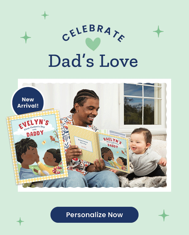 New! First Father’s Day Personalized Book