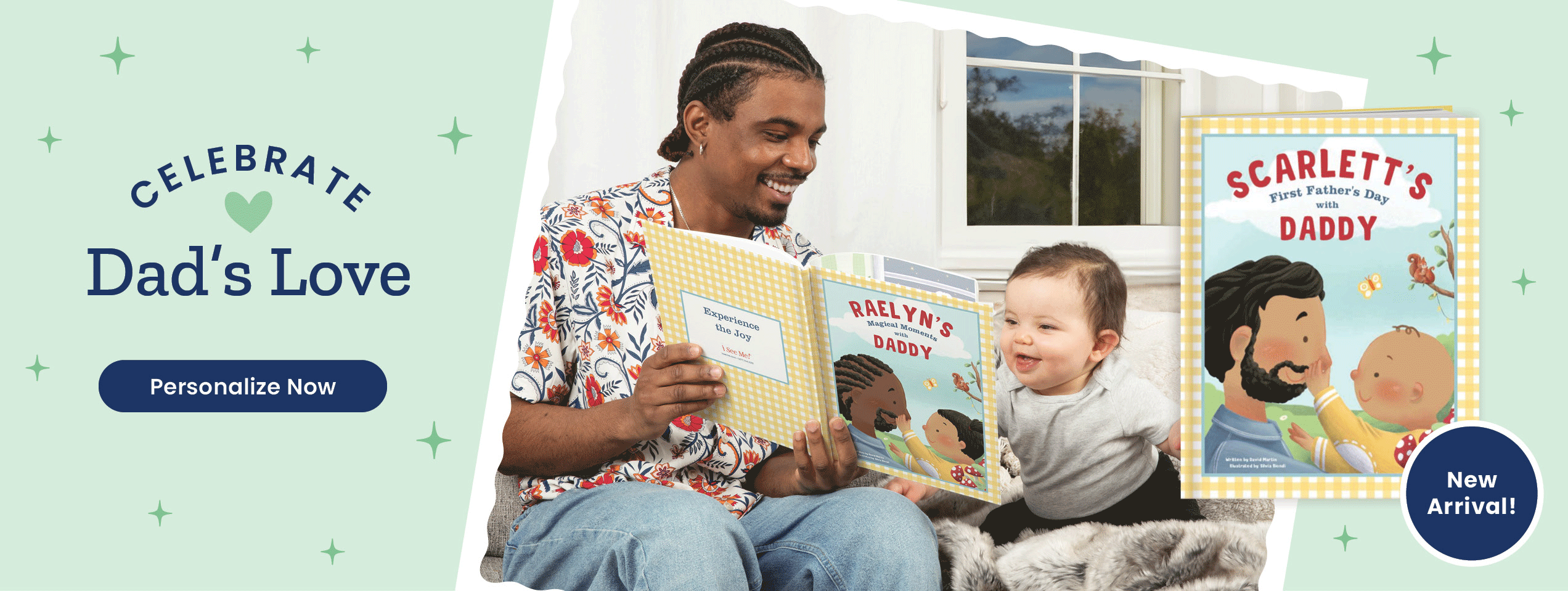 New! First Father’s Day Personalized Book