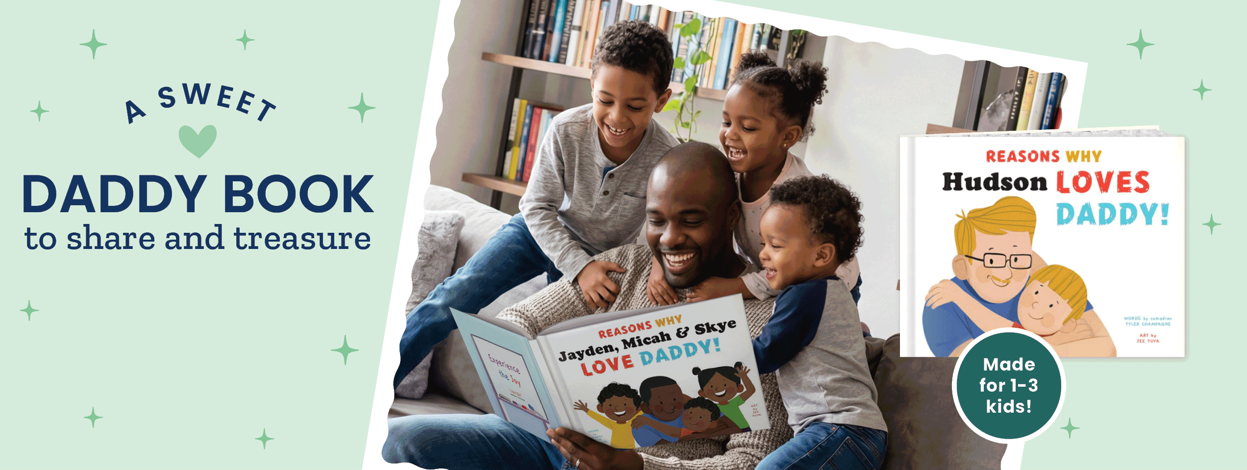Reasons Why We Love Daddy Personalized Book