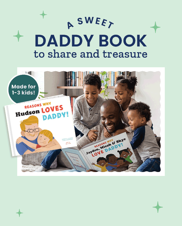 Reasons Why We Love Daddy Personalized Book