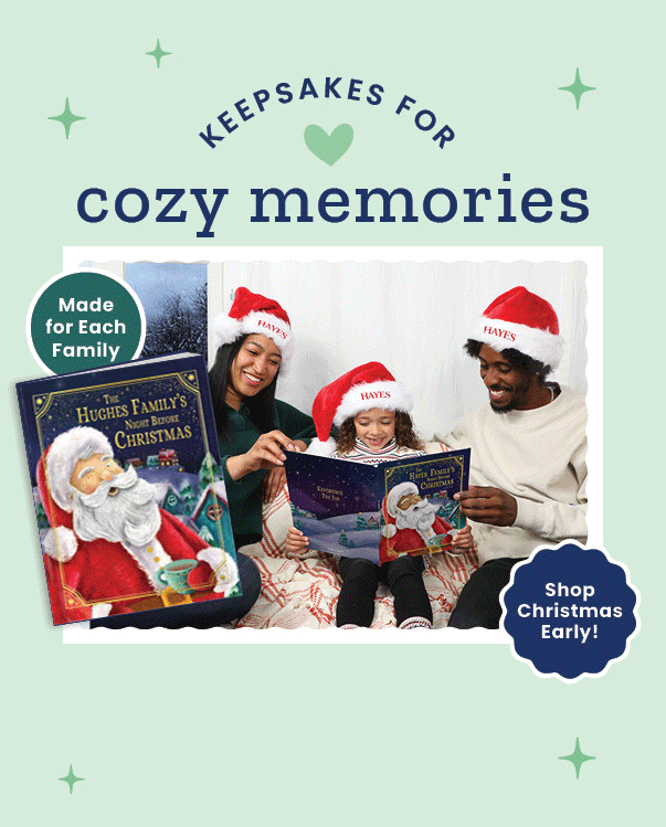 Our Family’s Night Before Christmas Personalized Book Gold Foil Edition