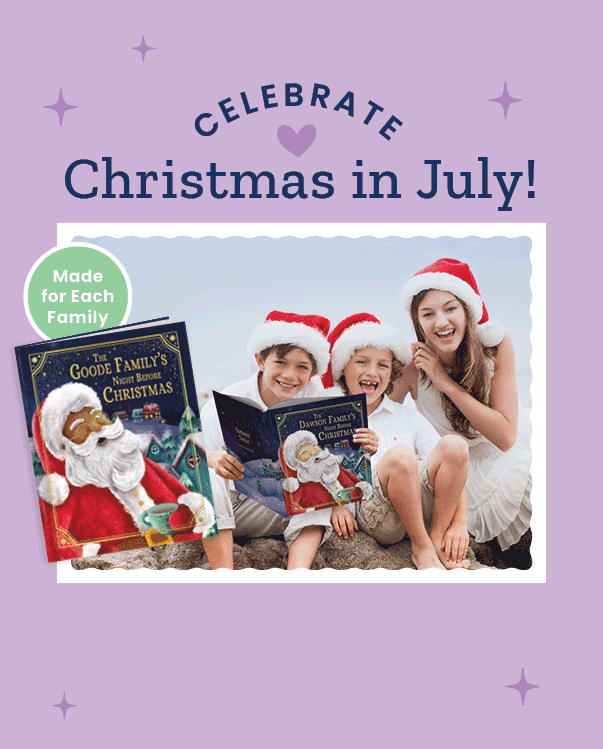 Our Family's Night Before Christmas Personalized Book Gold Foil Edition