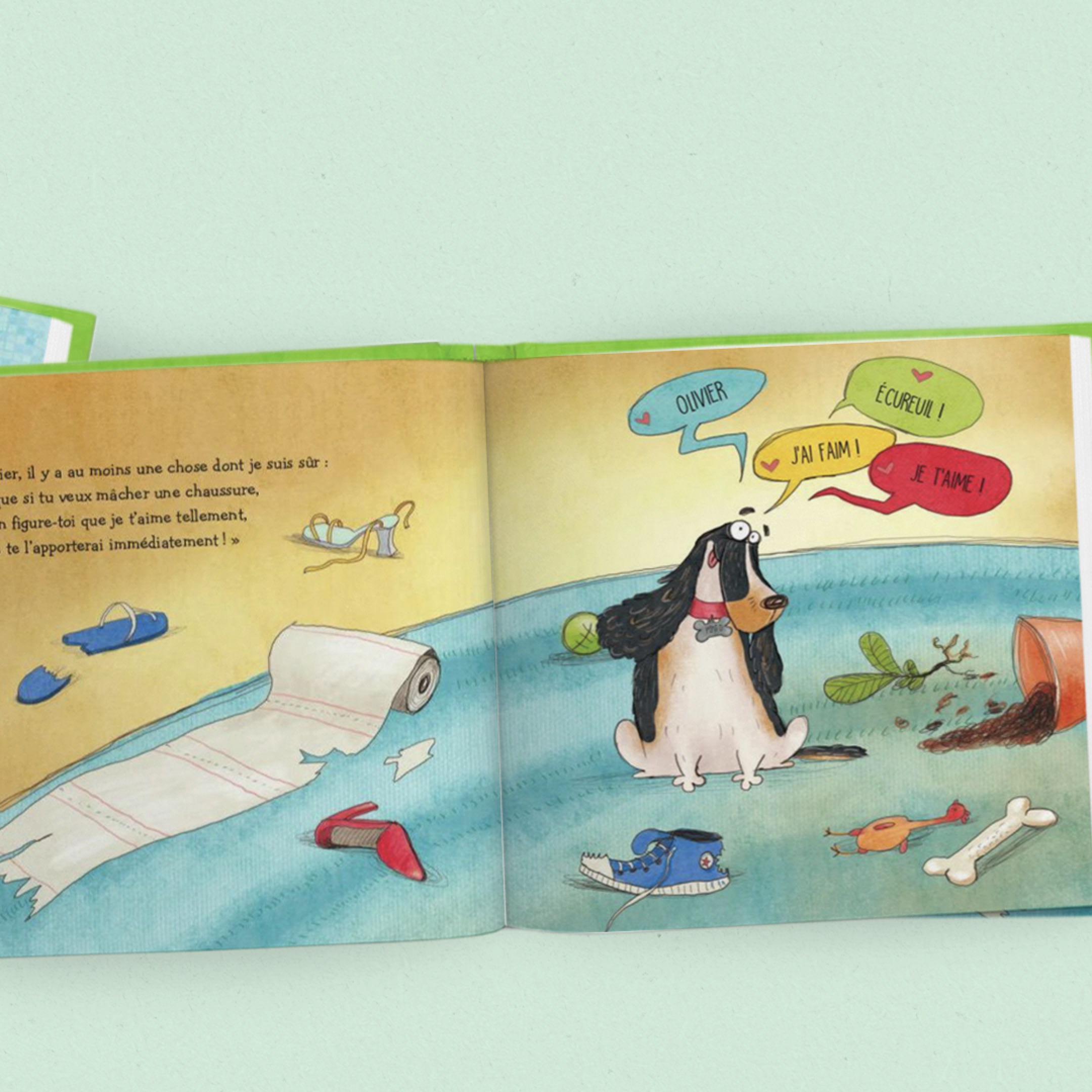 Si mon chien pouvait parler Livre Personnalisé 