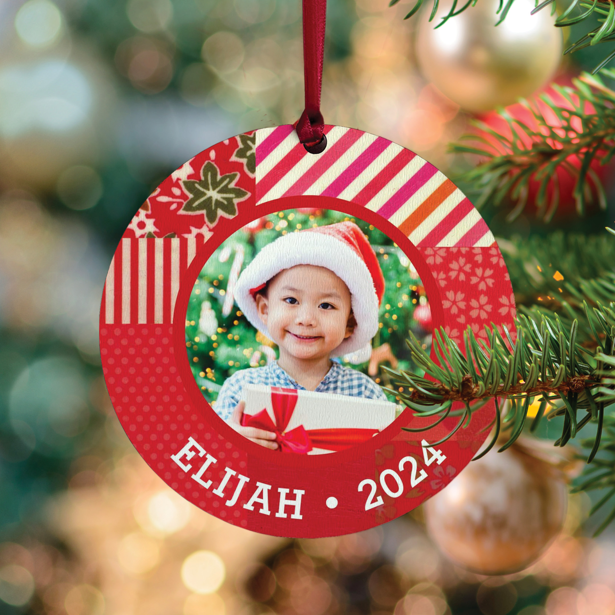 Very Merry Personalized Photo Ornament