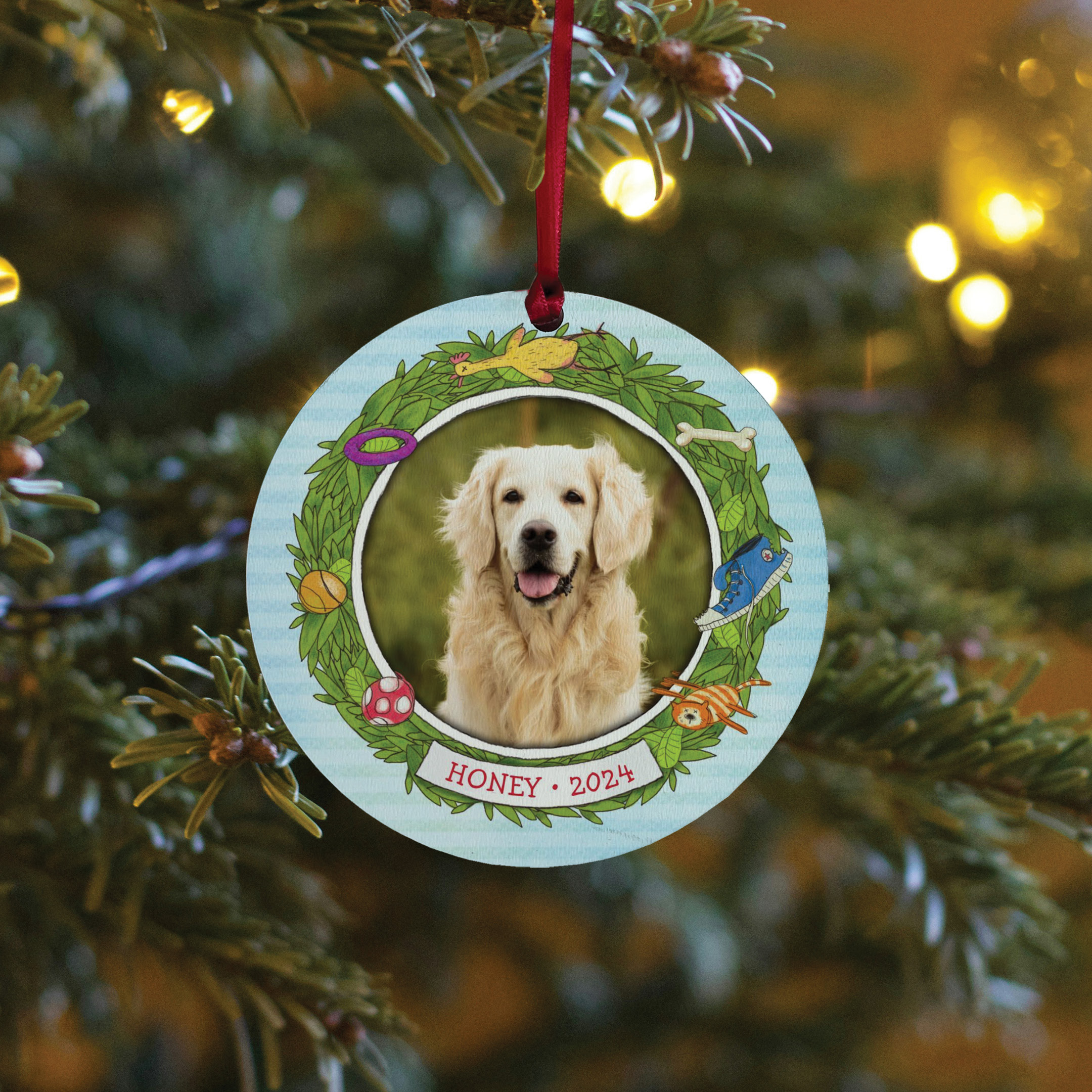 If My Dog Could Talk Personalized Book and Ornament Gift Set for Children from I See Me