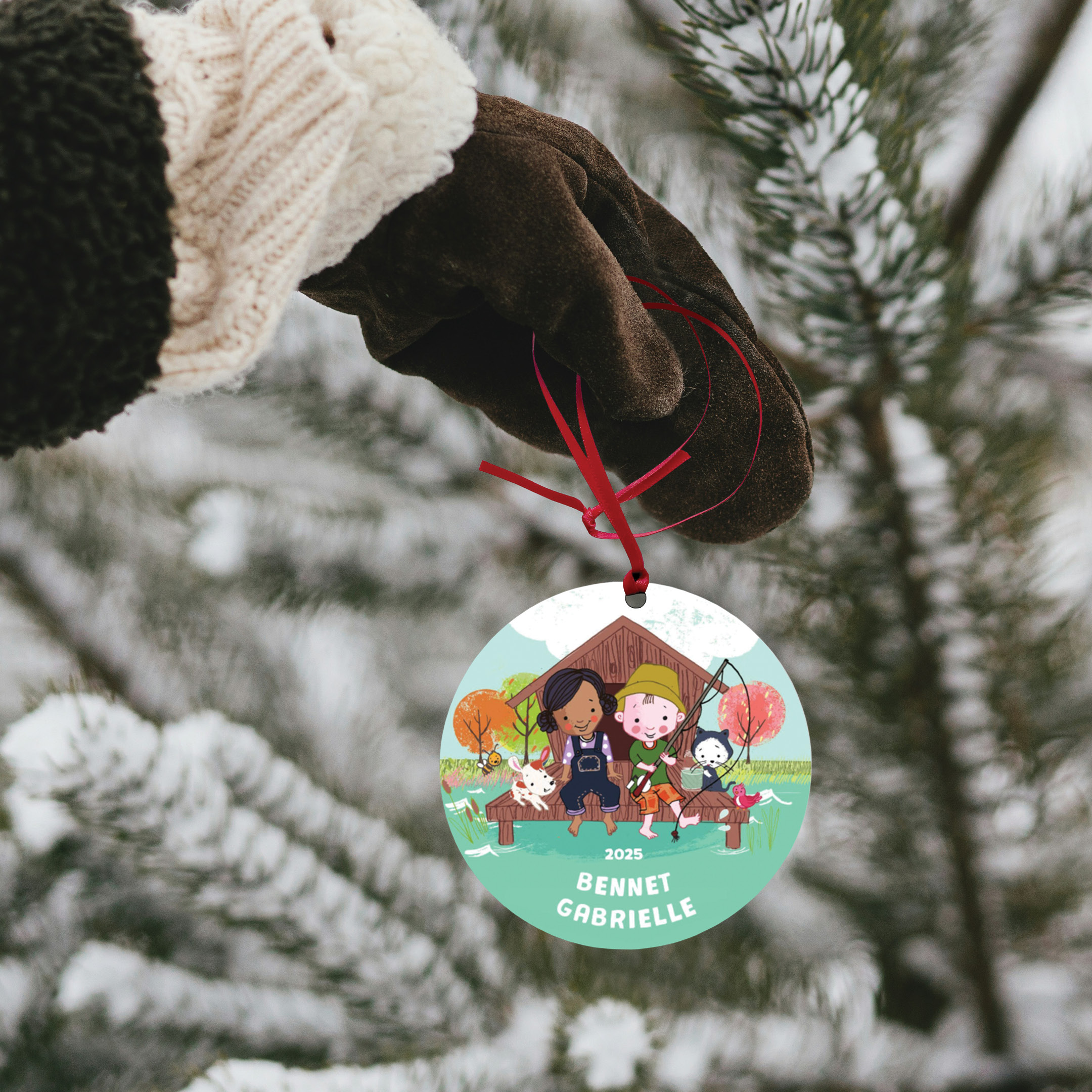 We Go Together Like... Personalized Ornament