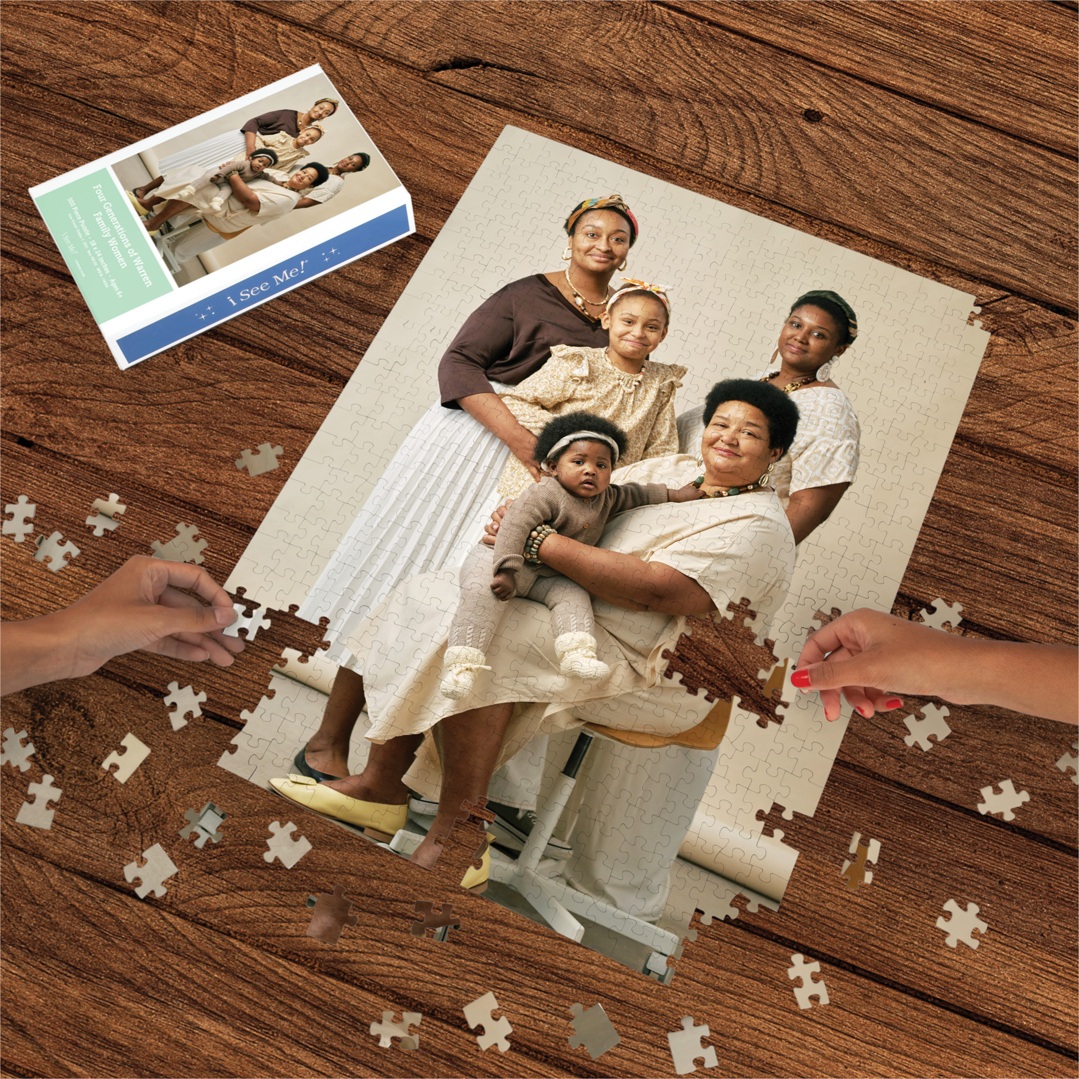 Premium Personalized Photo Puzzle, Portrait / Vertical - 500 Pieces