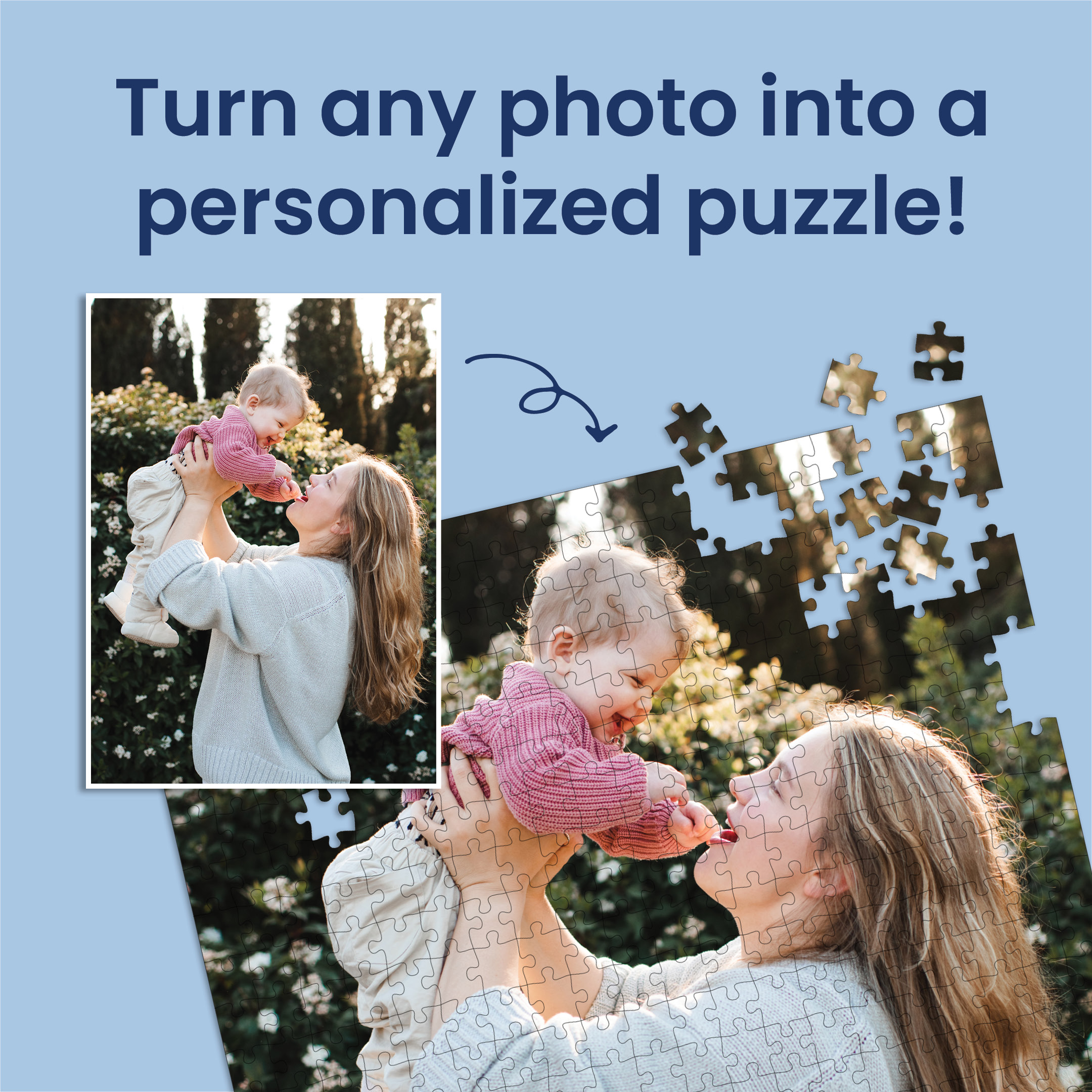 Premium Personalized Photo Puzzle, Portrait / Vertical - 500 Pieces