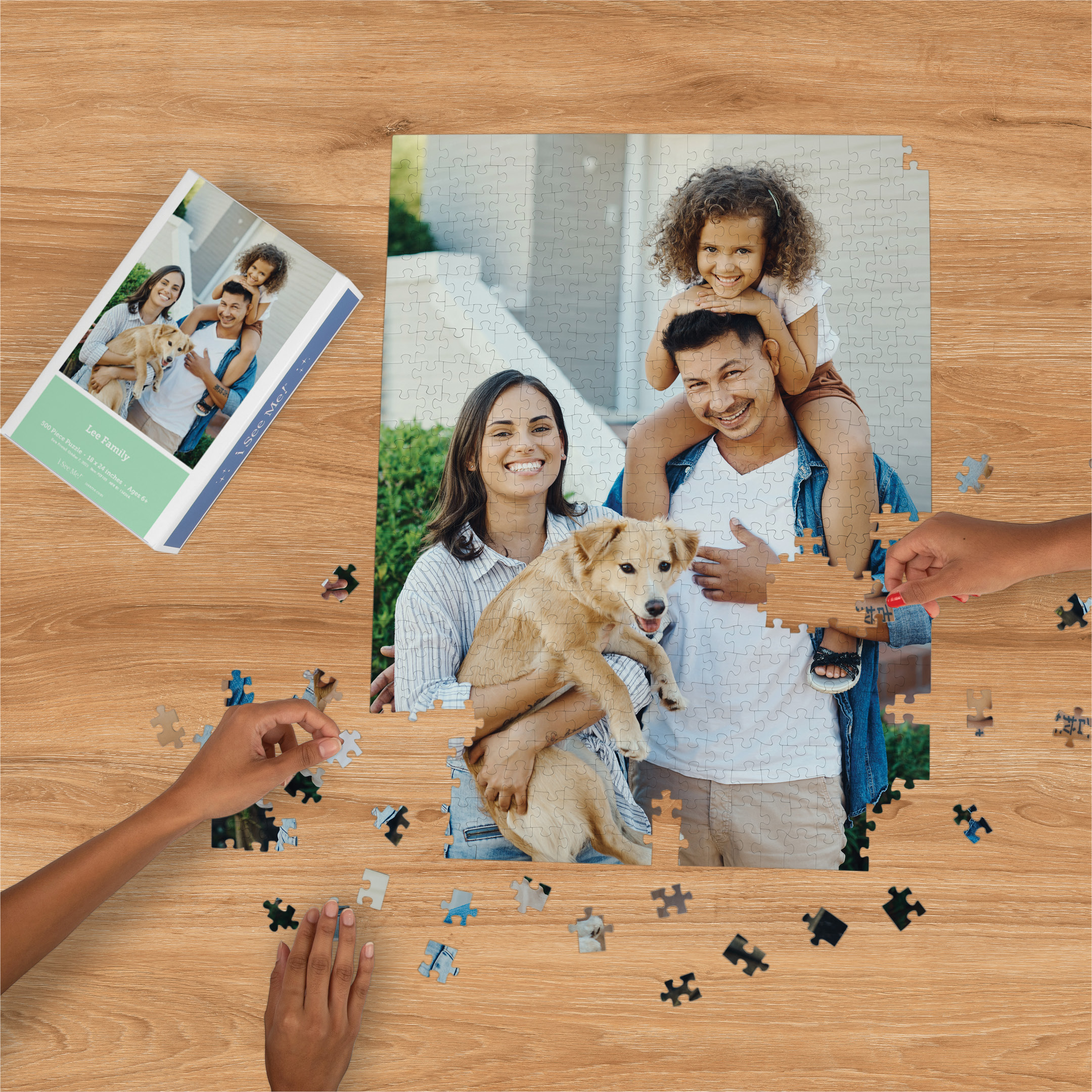Premium Personalized Photo Puzzle, Portrait / Vertical - 500 Pieces