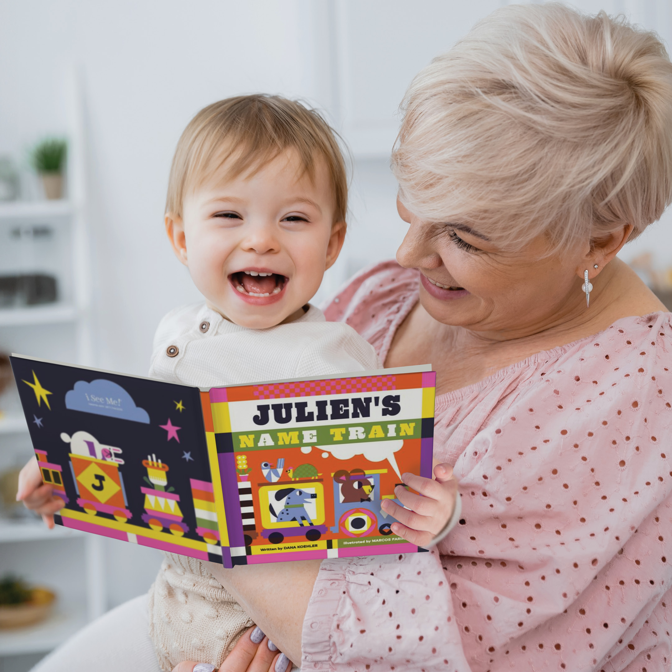 My Name Train Personalized Board Book