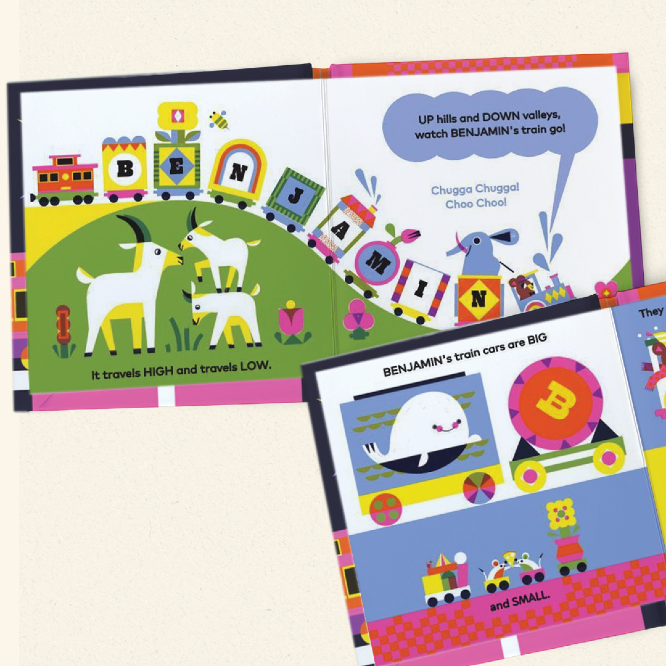 My Name Train Personalized Board Book