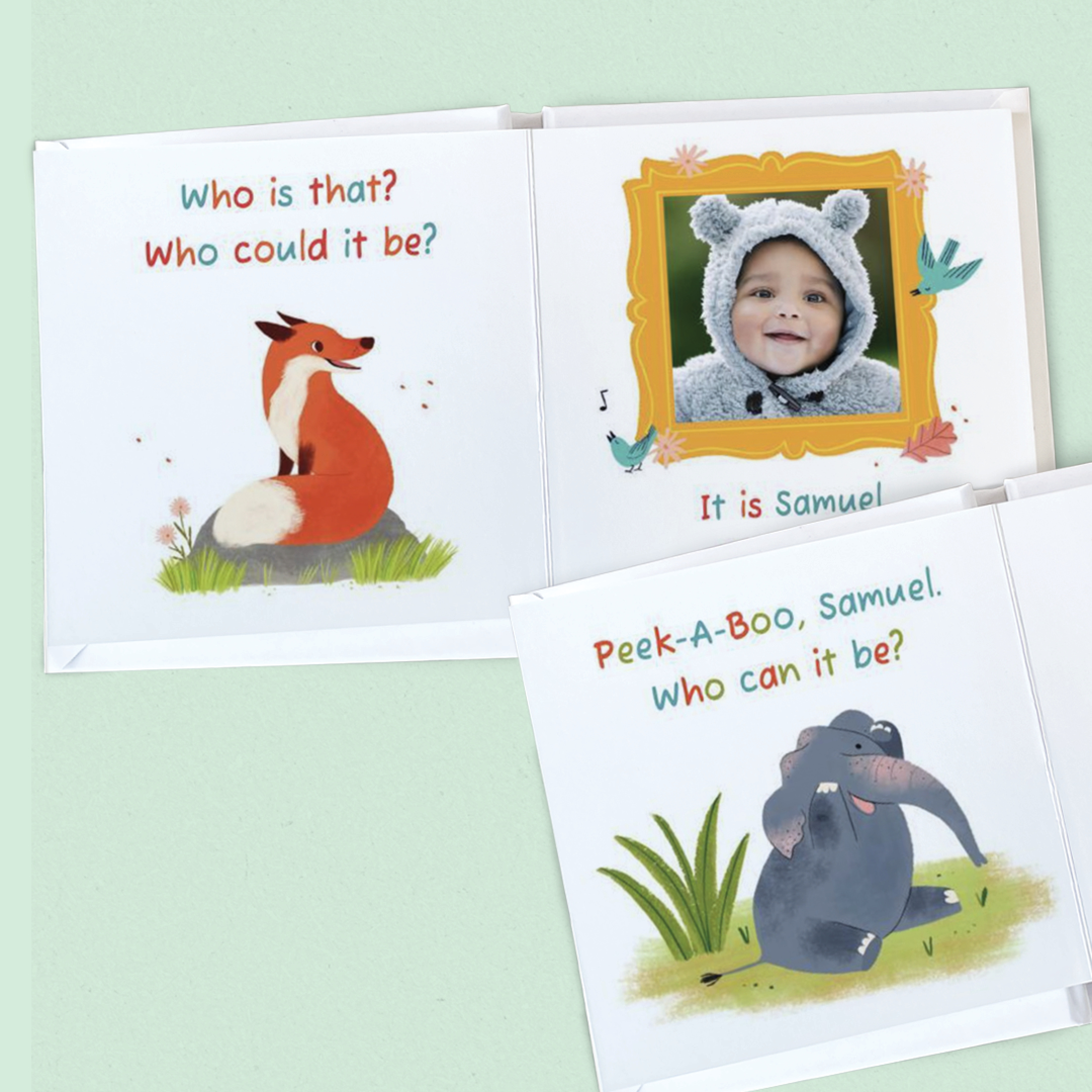 I See My Family! Personalized Photo Board Book