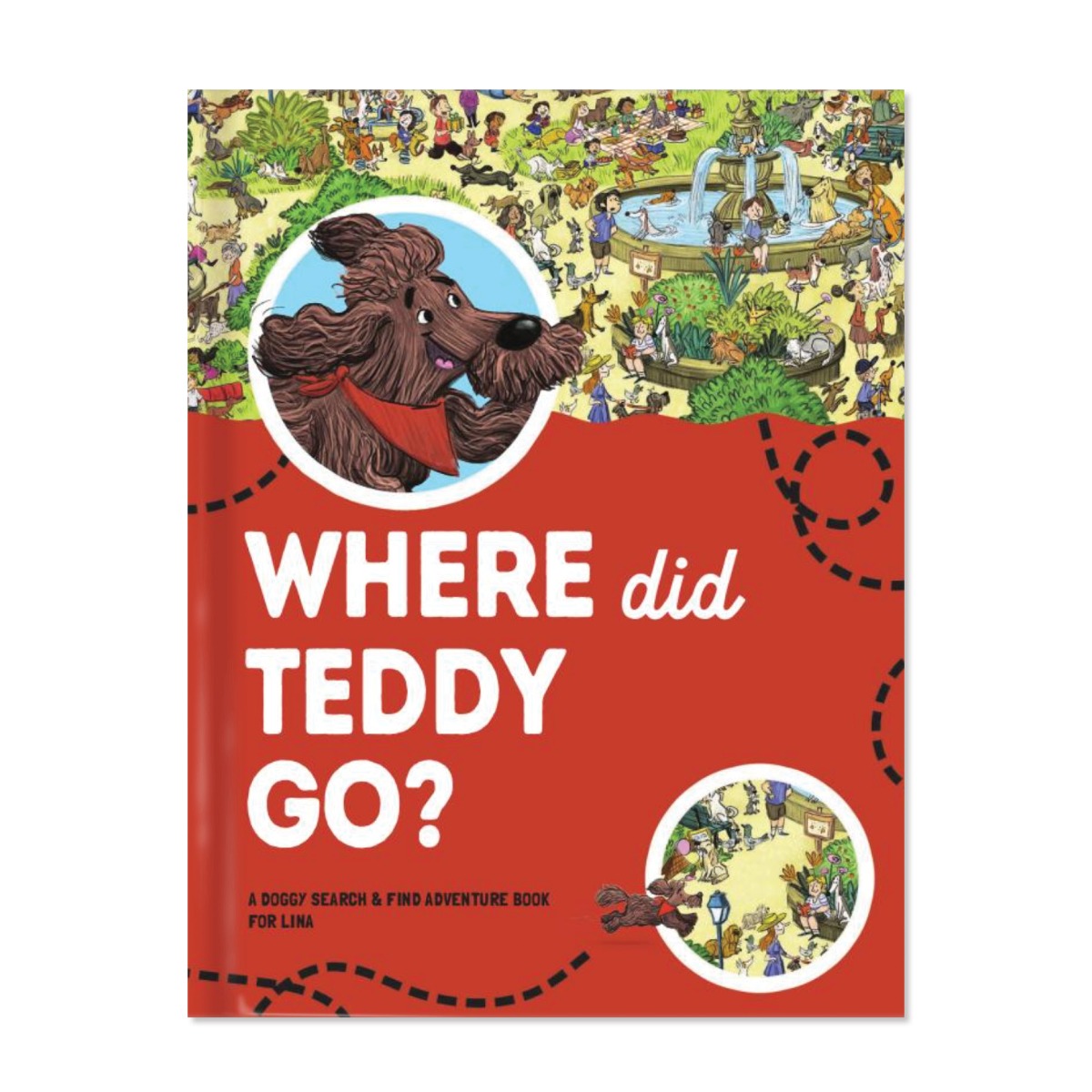Where Did My Dog Go? Personalized Family Search-and-Find Book