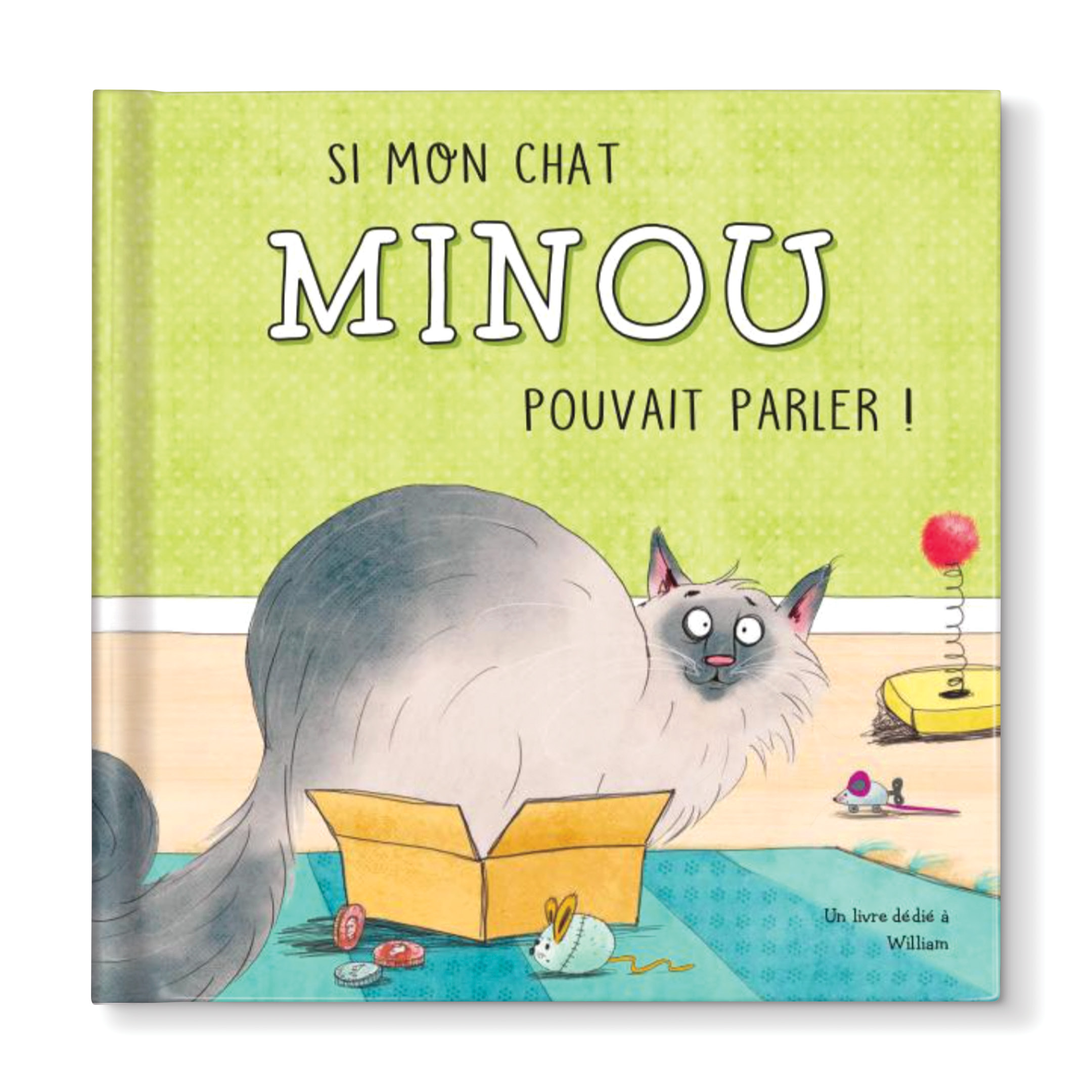 Si mon chat pouvait parler Livre personnalisé 