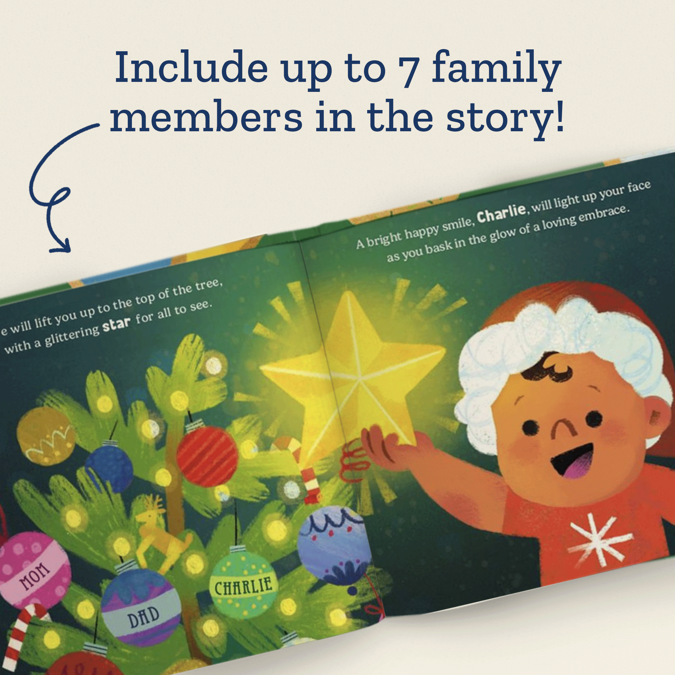 Our Family’s First Christmas with Baby Personalized Book