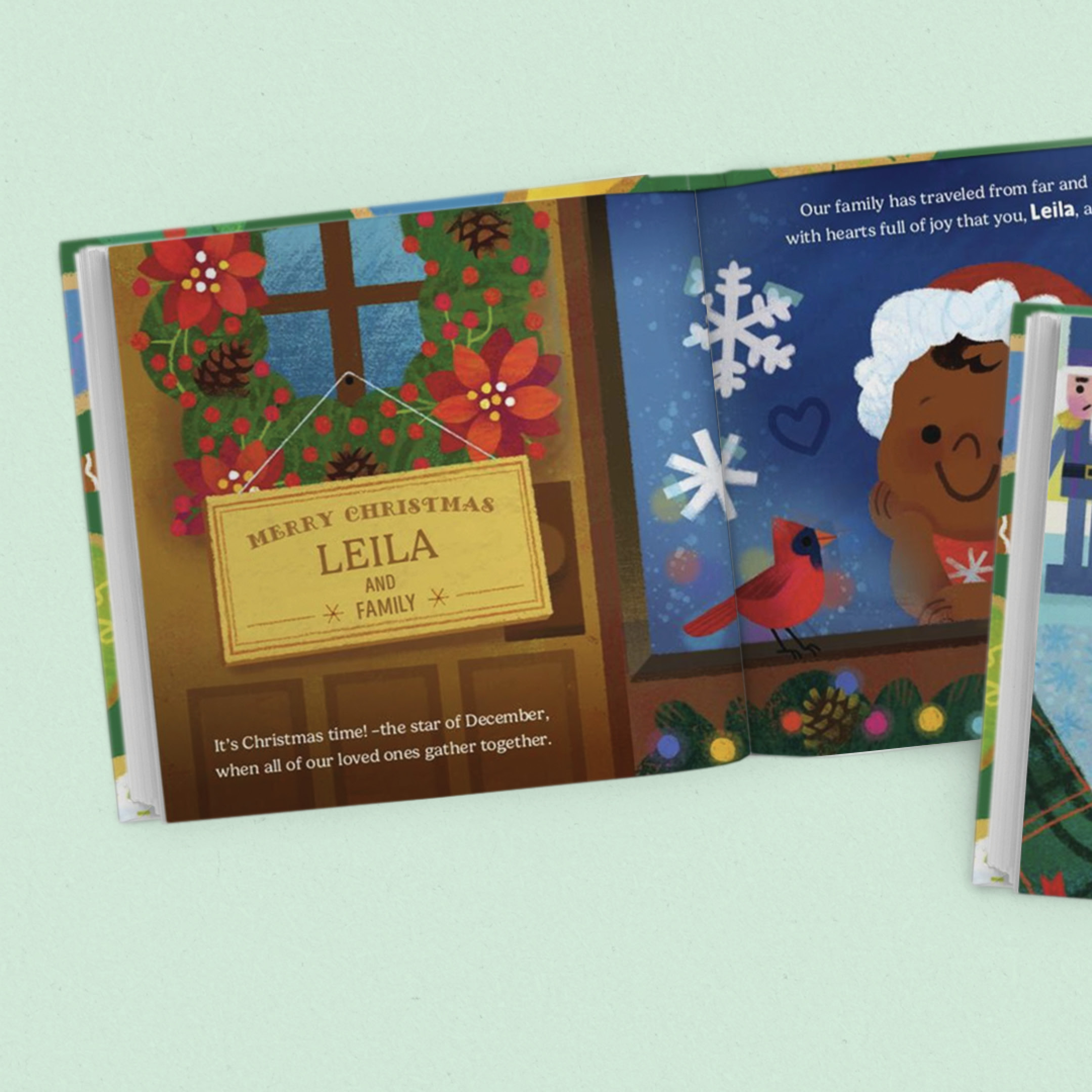 Our Family’s First Christmas with Baby Personalized Book