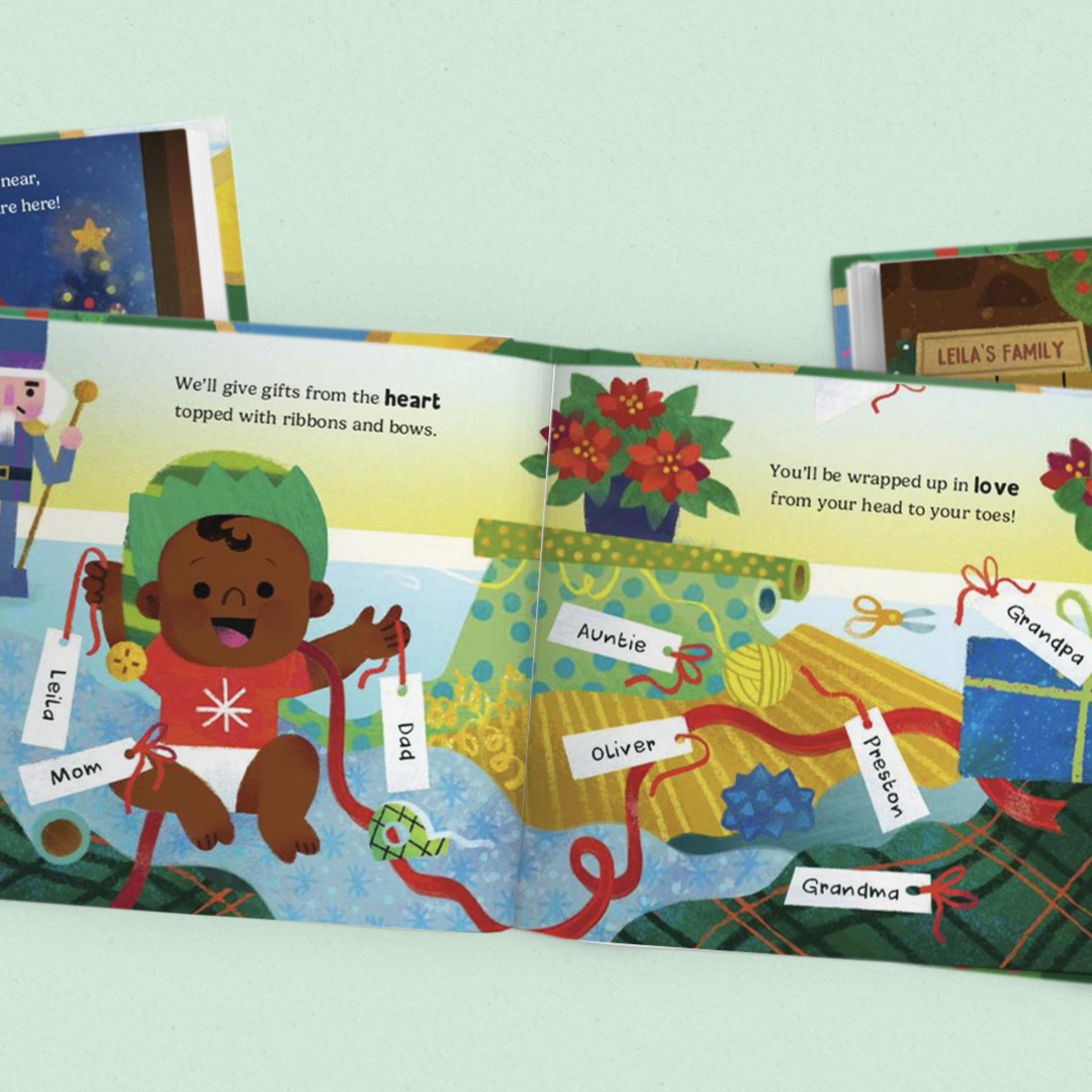 Our Family’s First Christmas with Baby Personalized Book