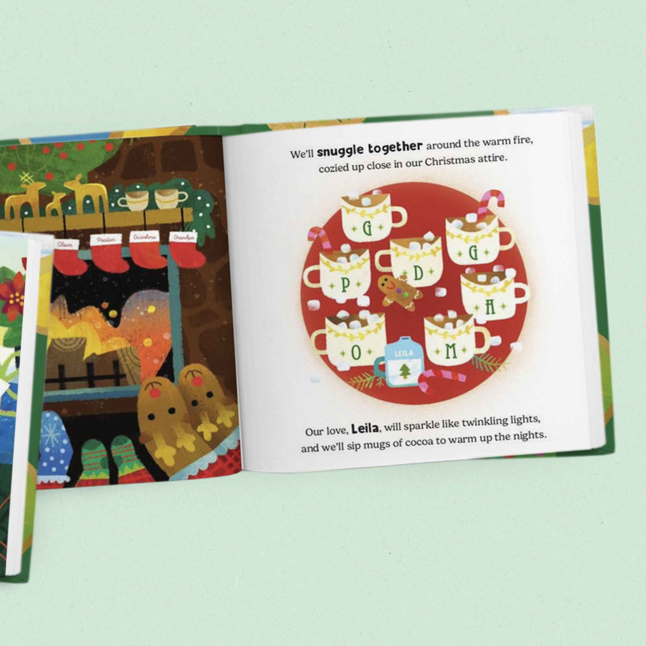 Our Family’s First Christmas with Baby Personalized Book