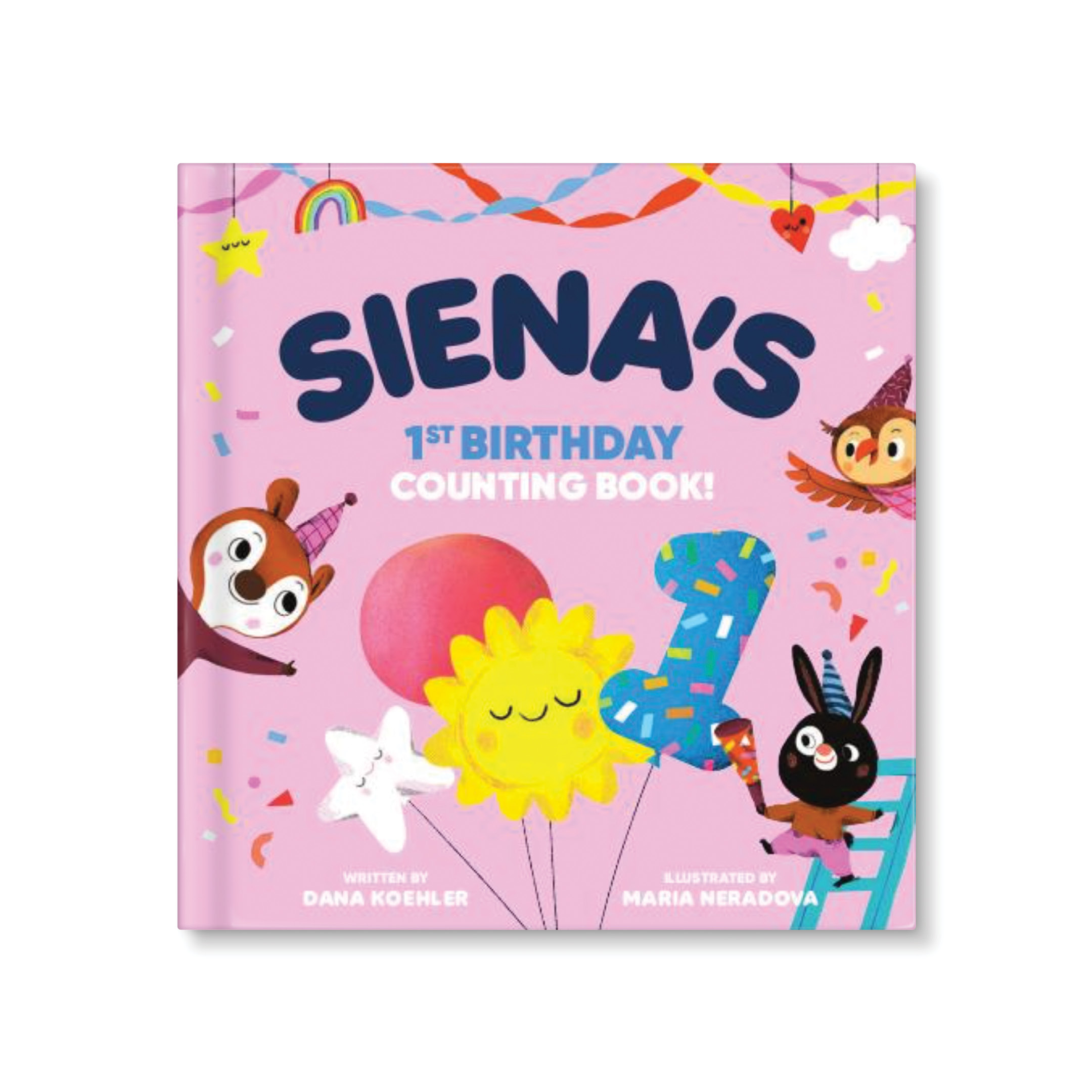 Baby's First Birthday Counting Personalized Board Book