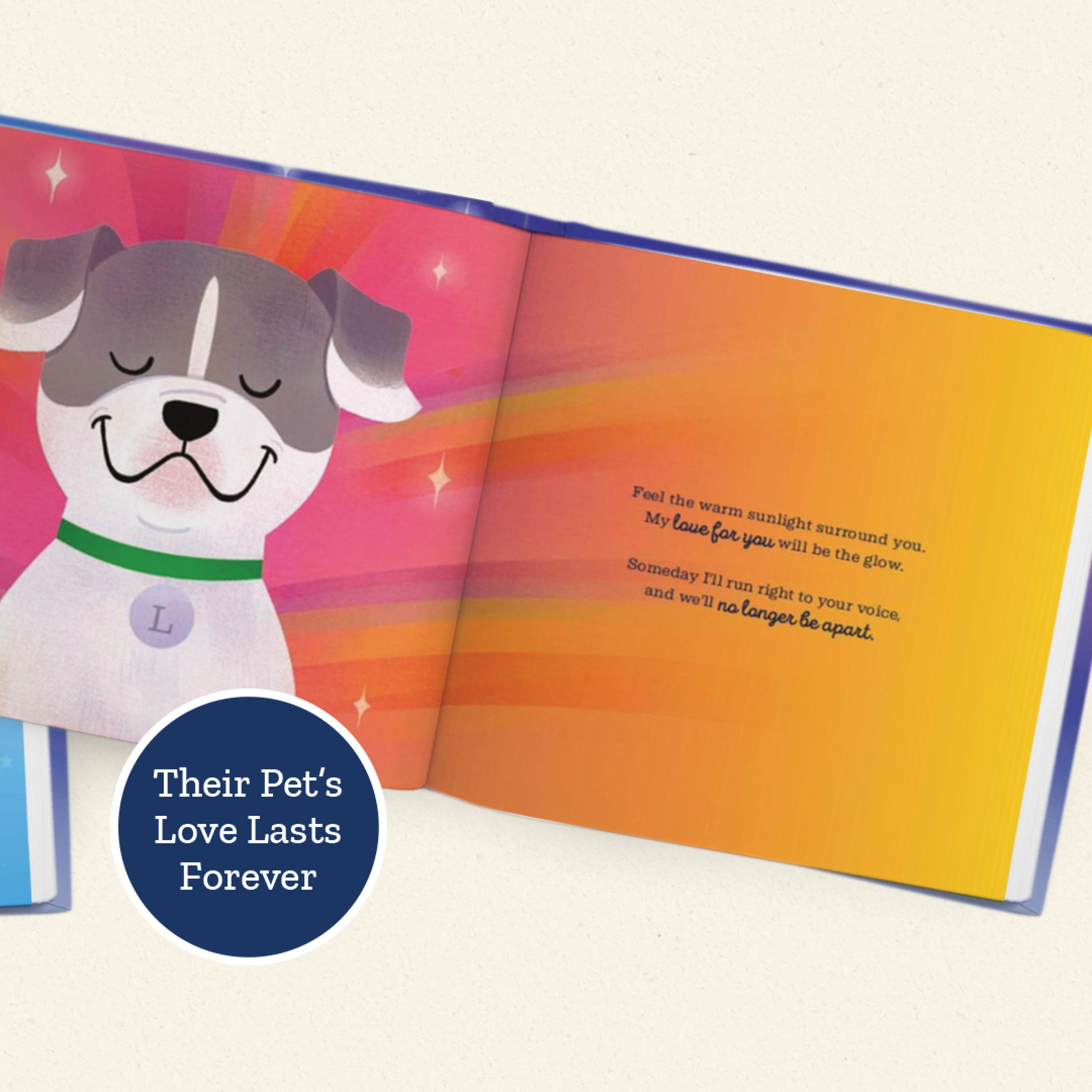Rainbow Bridge Personalised Dog Book