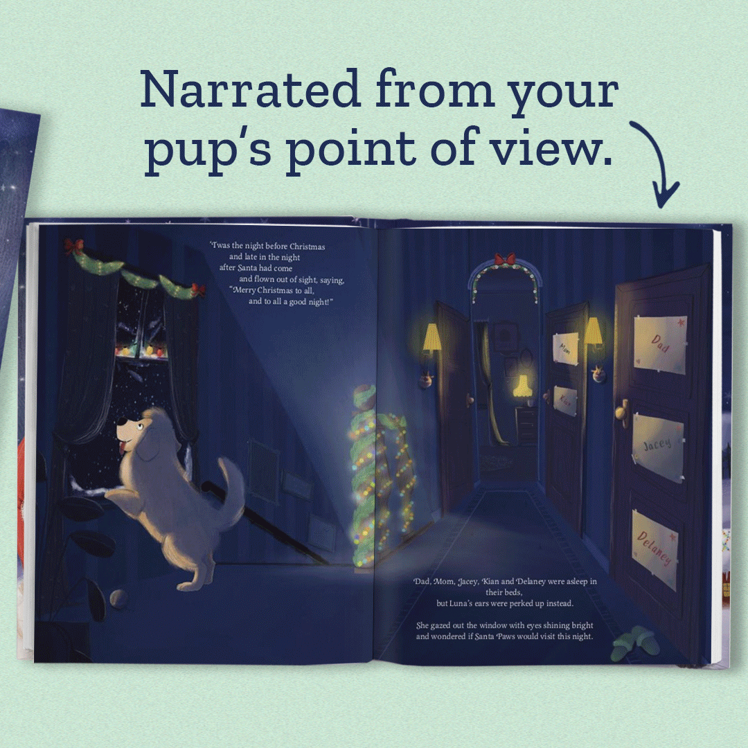 Our Dog’s Night Before Christmas Personalised Book