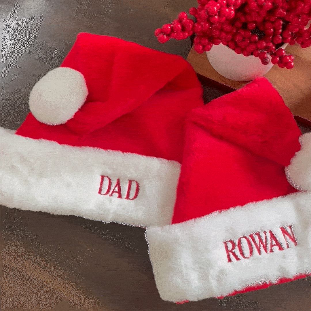 Personalized Santa Hat for Kids