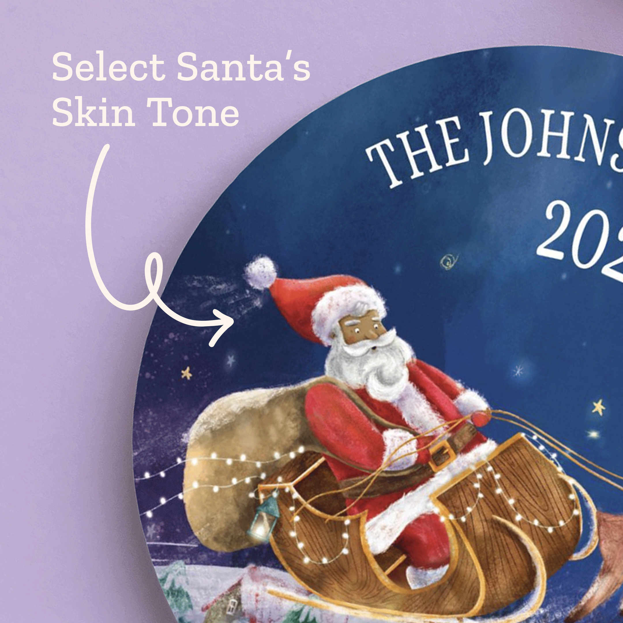 Family Christmas Personalised Ornament