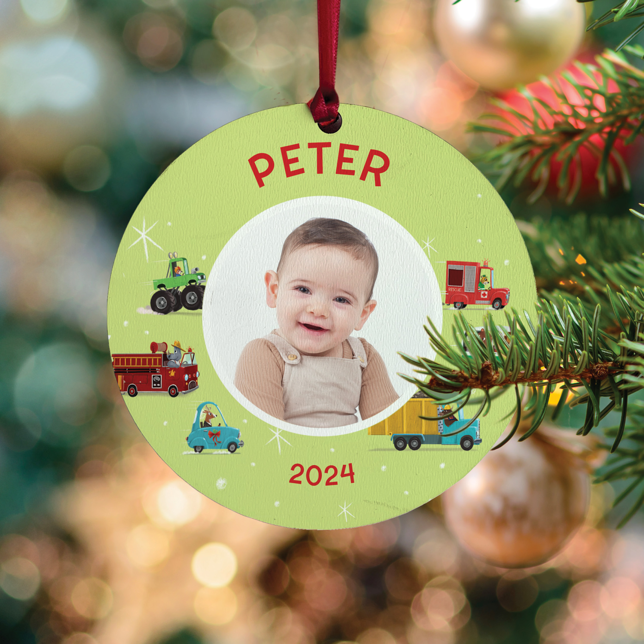My Very Own Trucks Personalized Ornament