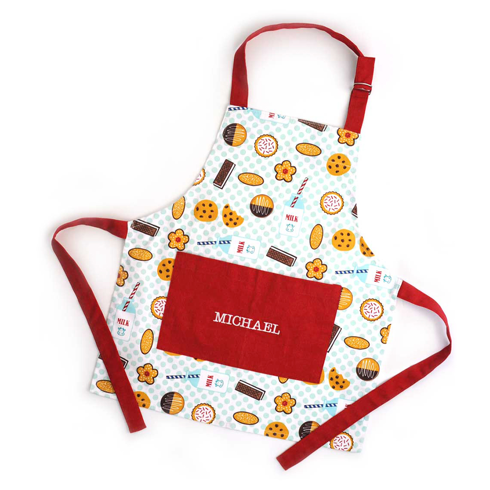 Baking Christmas Cookies Together Personalized Book and Apron Gift Set