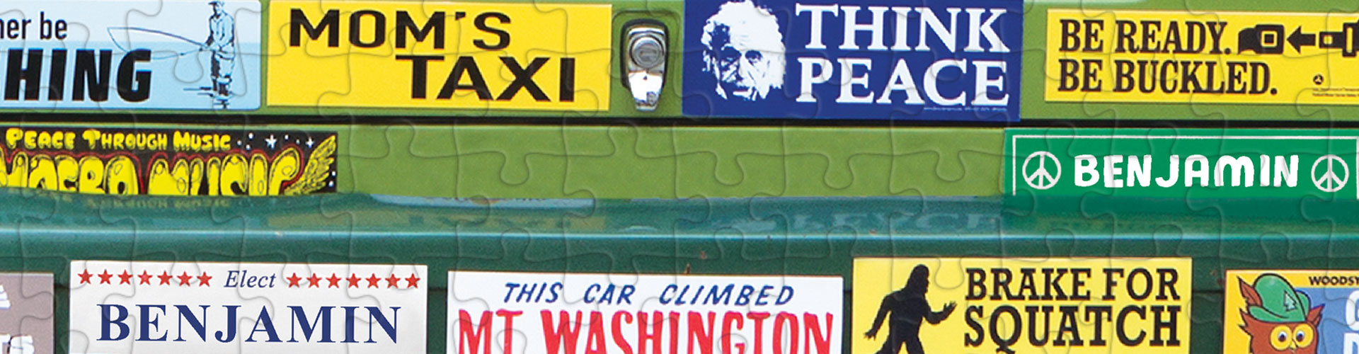 Bumper Sticker Personalized Search-and-Find Puzzle - 500 Pieces