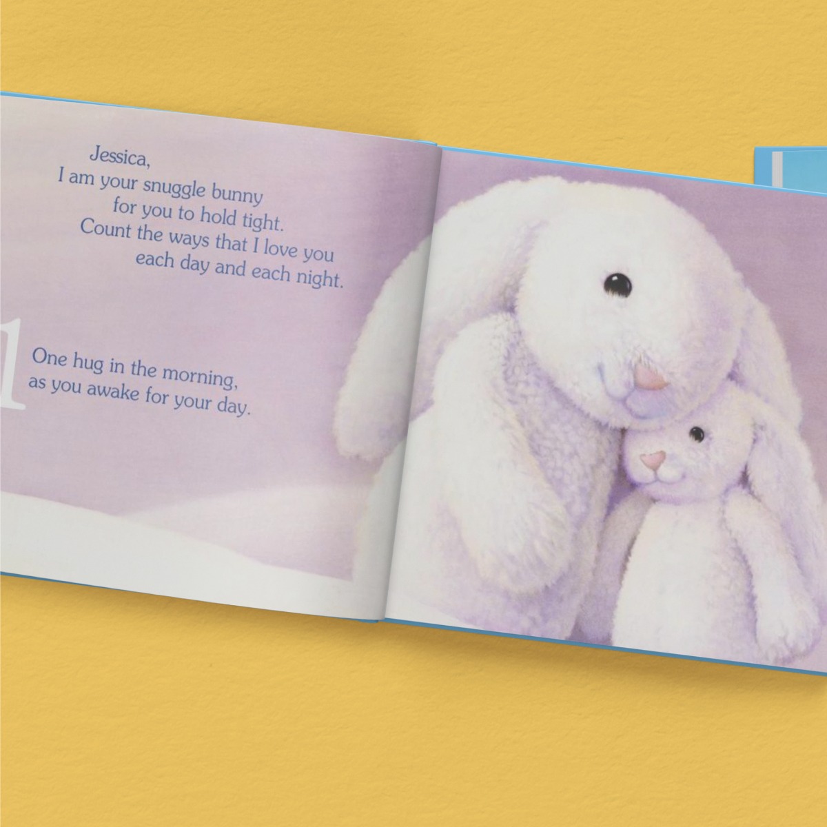 My Snuggle Bunny Personalized Book and Bunny Gift Set