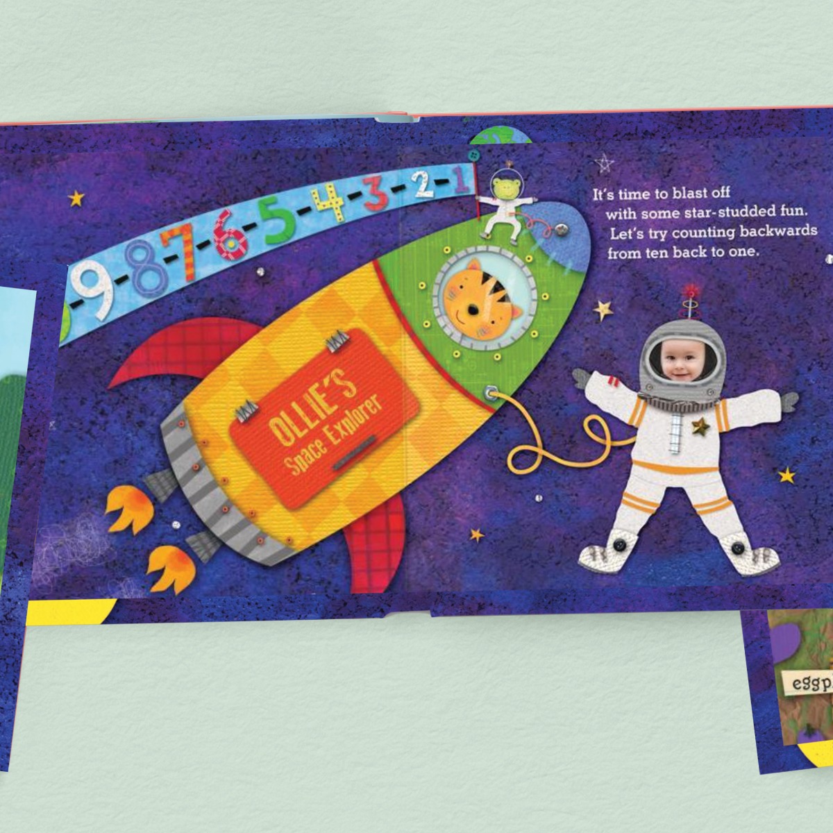 1-2-3 Blast Off With Me Personalized Board Book