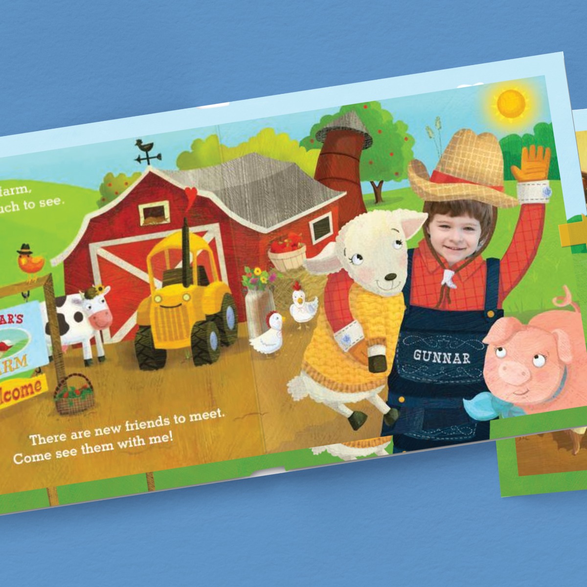 My Farm Friends Personalised Board Book