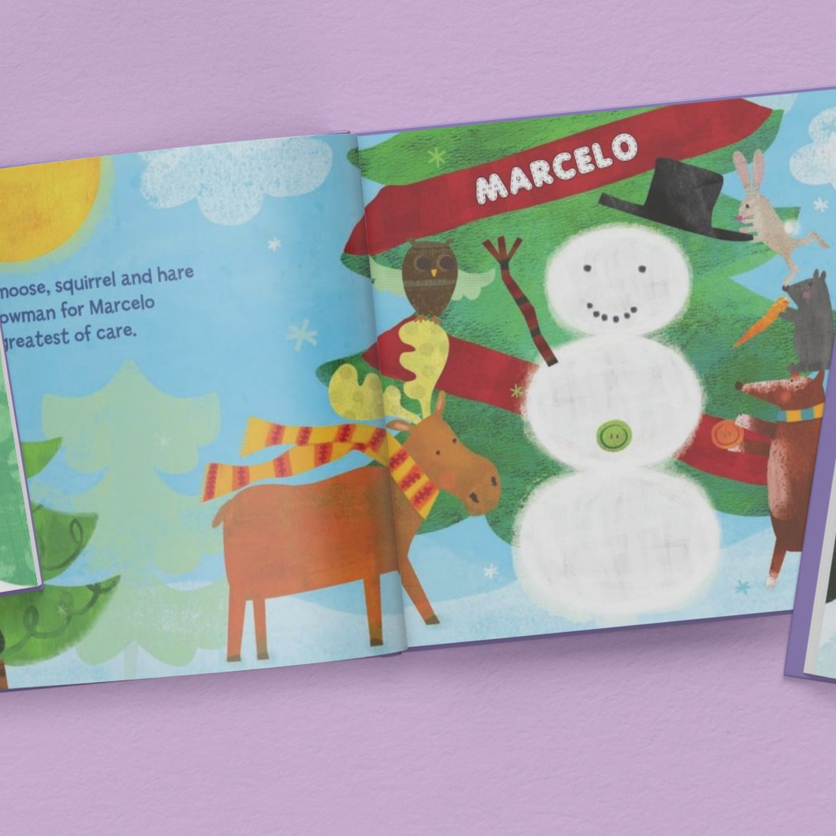 My Magical Snowman Personalised Book