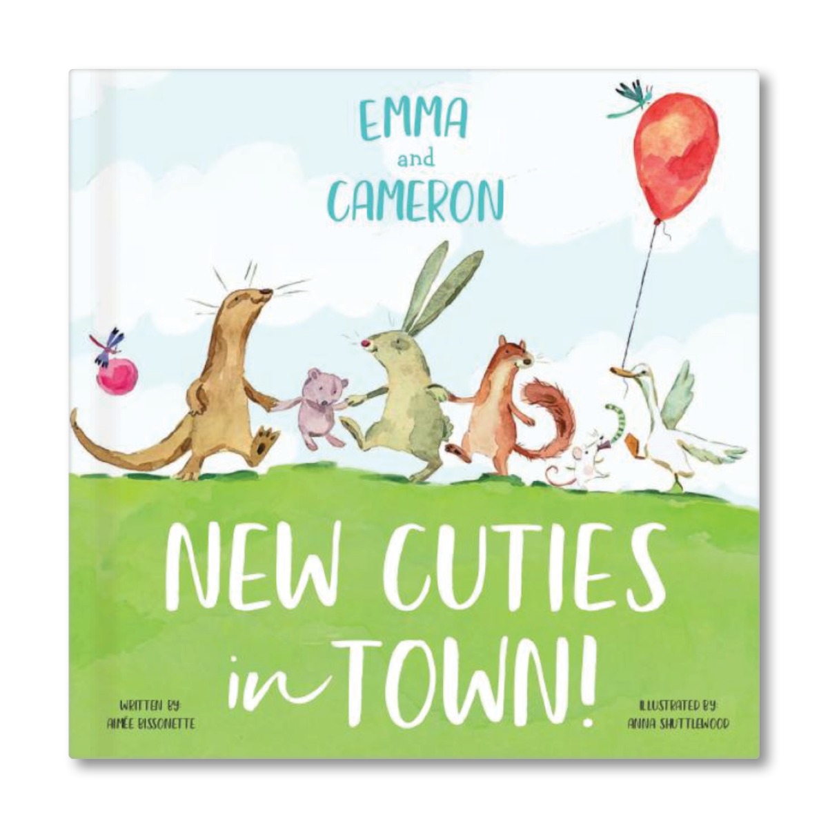 New Cutie in Town for Twins Personalized Book