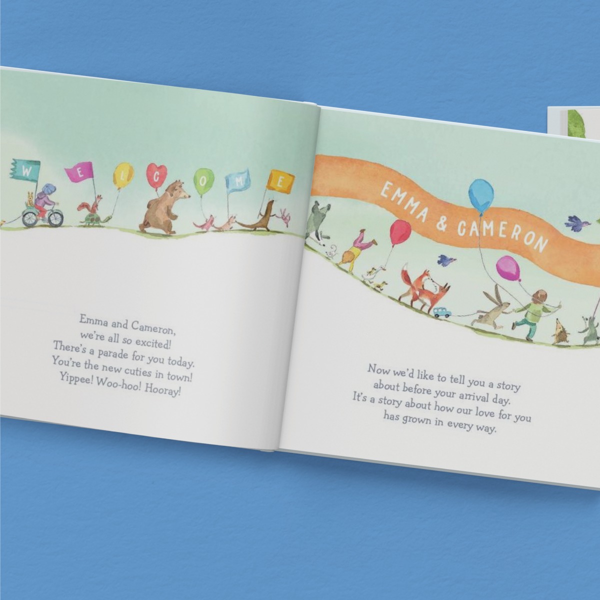 New Cuties in Town for Twins Personalised Book