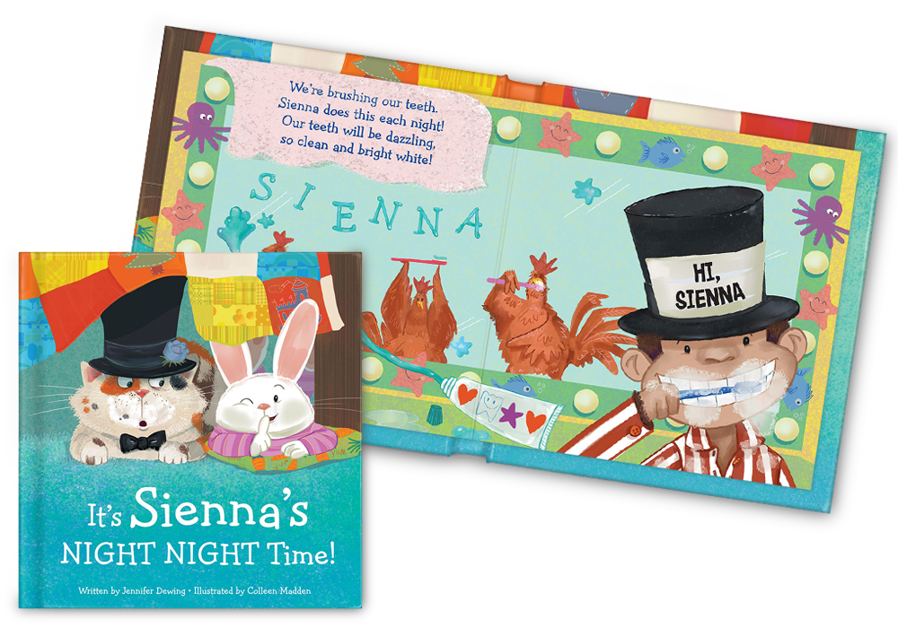 It's My NIGHT NIGHT Time! Personalised Board Book