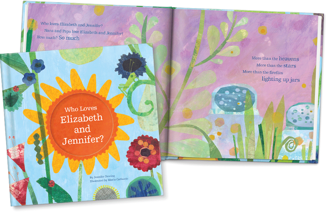 Who Loves Me? Personalized Book for Siblings