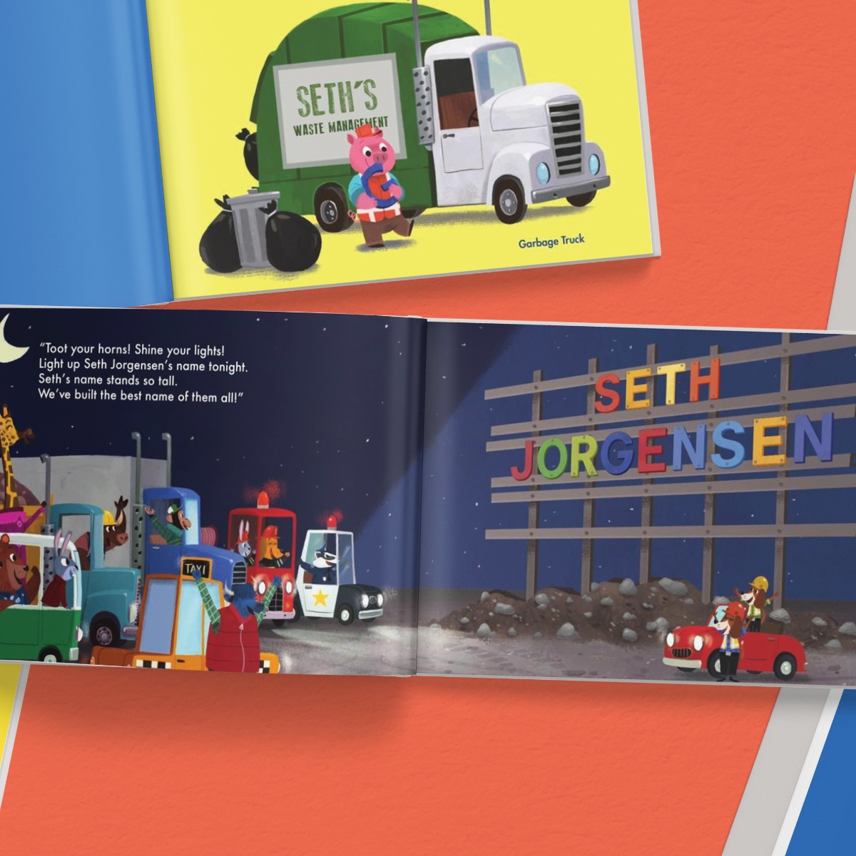 My Very Own Trucks Personalized Book