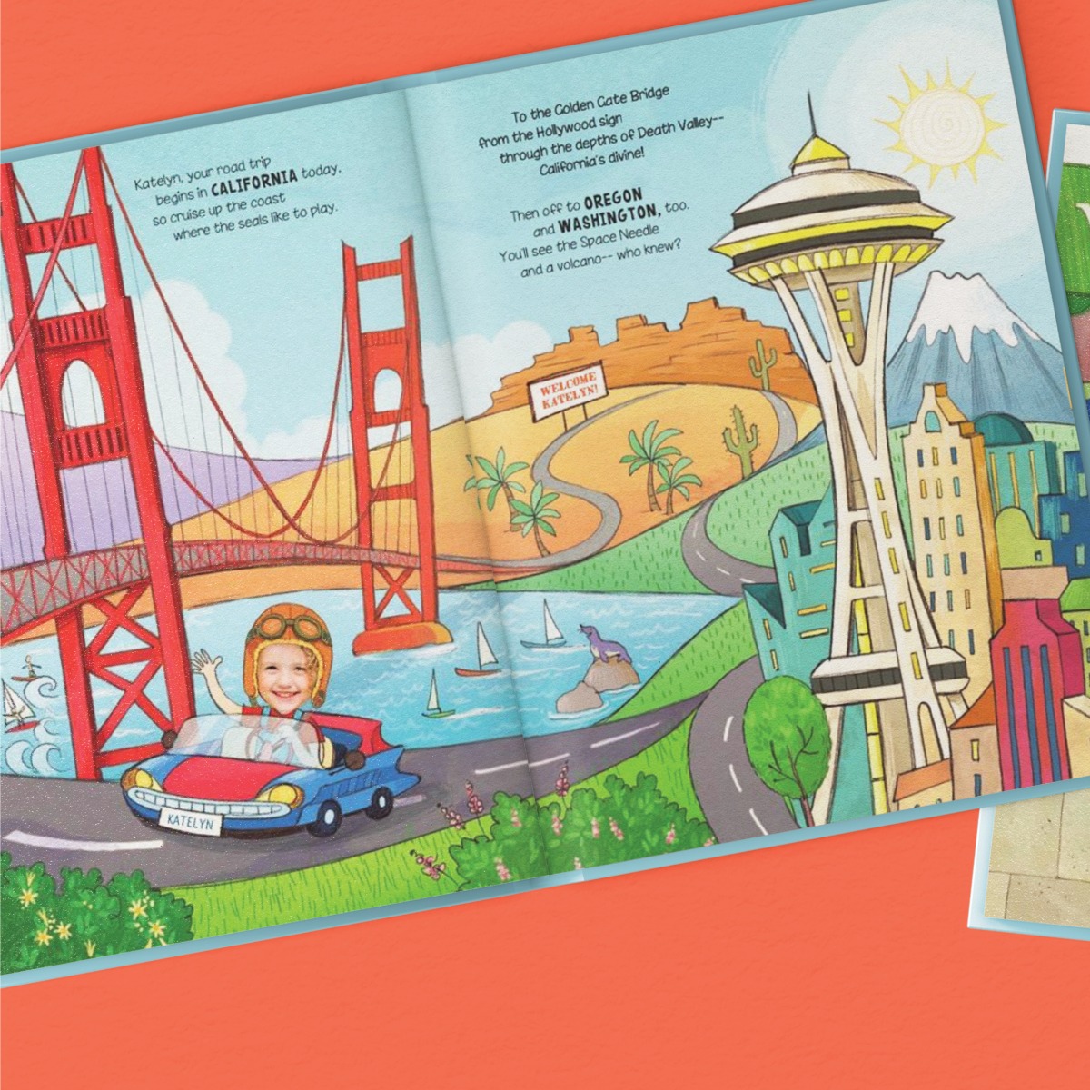 My U.S.A. Road Trip Personalized Storybook