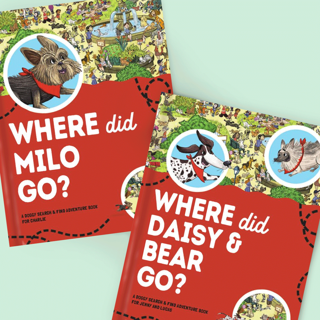 Where Did My Dog Go? Personalized Family Search-and-Find Book