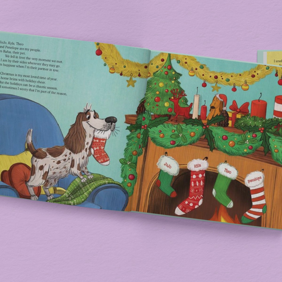 How My Dog Saved Christmas Personalised Book