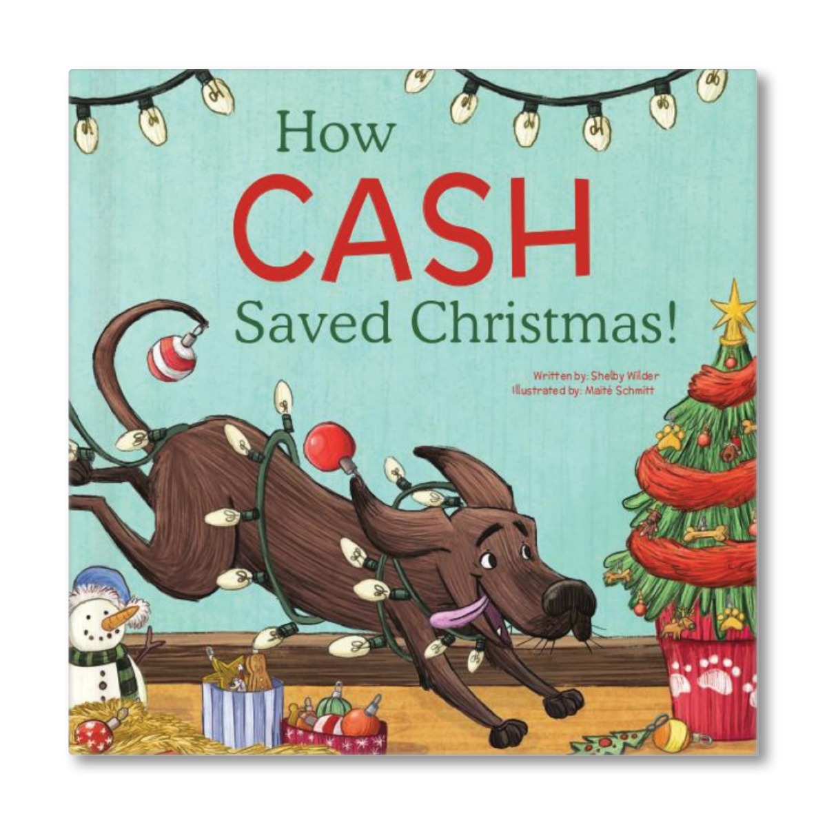 How My Dog Saved Christmas Personalized Book