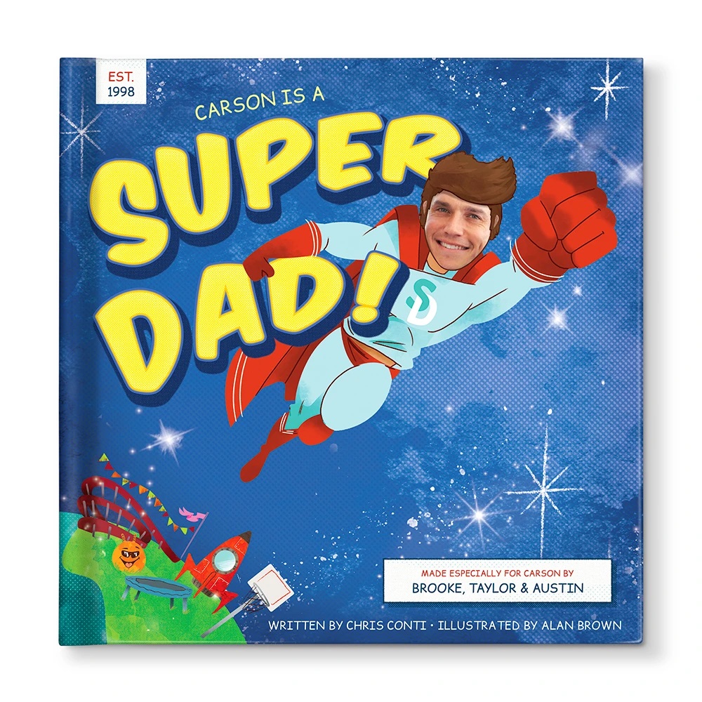 Super Dad Personalized Book and Color-Changing Mug Gift Set