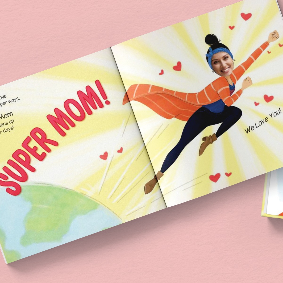 Super Mom! Personalized Book and Color-Changing Mug Gift Set