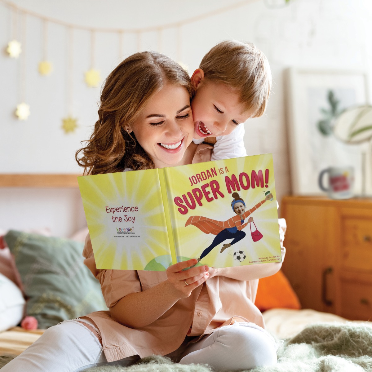 Super Mom Personalized Book and Color-Changing Mug Gift Set