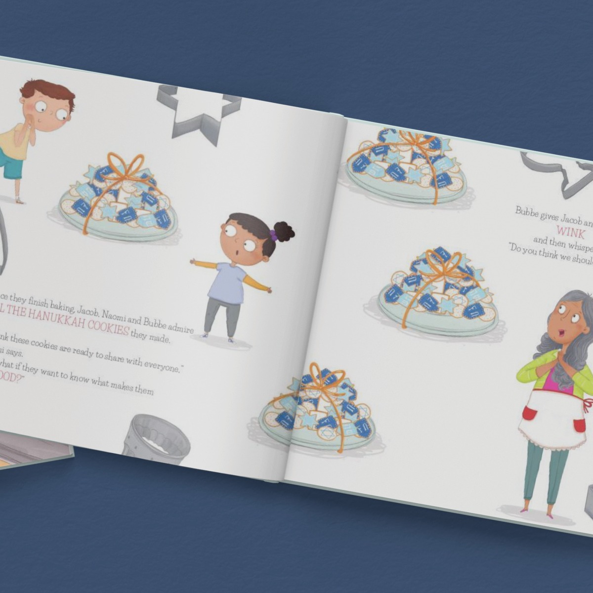 Baking Hanukkah Cookies Together Personalized Book