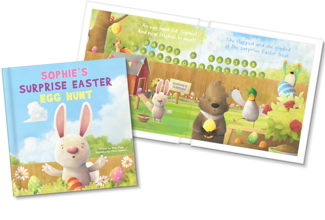 My Surprise Easter Egg Hunt Personalised Book
