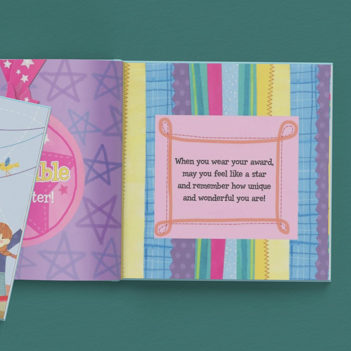 The Super, Incredible Big Sister Personalized Book and Medal
